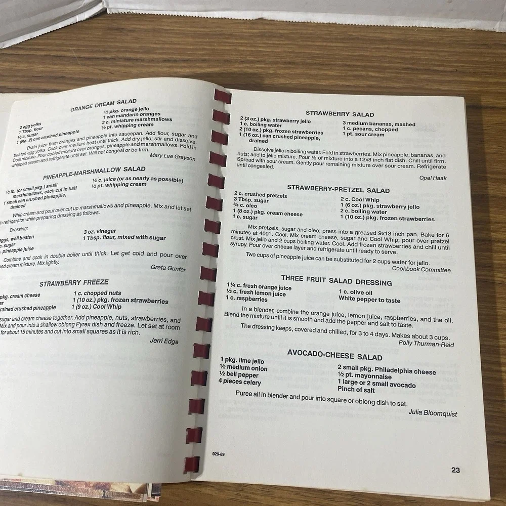 VTG 1989 Lake Tawakoni Texas In Good Taste II Cookbook Civic Club Regional Comb